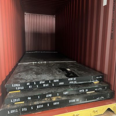 1.2312 سهلة المعالجة بلاستيكية الصفيحة الصلبية القالب صفائح الصلب سبائك